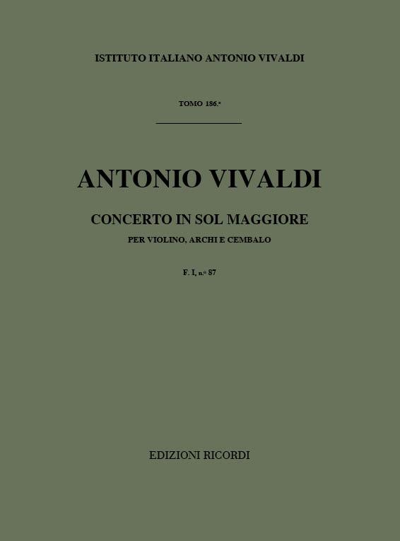 Concerto in sol Maggiore (G Major)